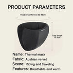 Golovejoy Winter Warm Cycling Mask Ear Protection Outdoor Comfort Windproof Thermal Earmuffs Face Cover for Skiing Riding