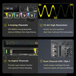 MH0934 MH0954 MH0984 High Precision Digital Oscilloscope 4 Channels 800MHz Bandwidth 12-Bit Resolution 4GS Sampling Rate Touchscreen USB HDM Signal Analysis