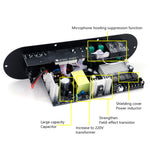 D800 D900 2.1 Channel Bluetooth Audio Amplifier Board 50W Subwoofer 100W HiFi Wireless Speaker Support AUX USB TF Card