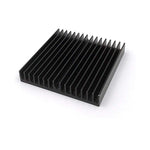 Aluminum Radiator 60 x 60 x 10 MM / 2.36''x 2.36''x 0.39''  Circuit Board Heat Sink Heatsink Cooling Cooler Fin - Black 60 x 60 x 10 MM / 2.36''x 2.36''x 0.39'' Aluminum Radiator Circuit Board Heat Sink Heatsink Cooling Cooler Fin - Black
