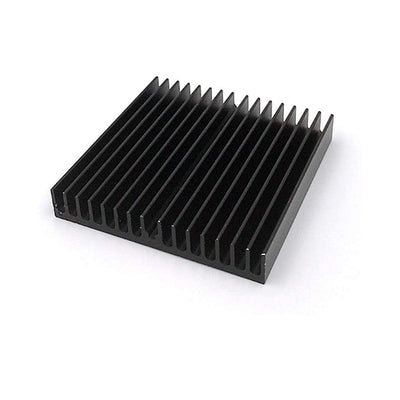 Aluminum Radiator 60 x 60 x 10 MM / 2.36''x 2.36''x 0.39''  Circuit Board Heat Sink Heatsink Cooling Cooler Fin - Black 60 x 60 x 10 MM / 2.36''x 2.36''x 0.39'' Aluminum Radiator Circuit Board Heat Sink Heatsink Cooling Cooler Fin - Black