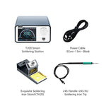 LinkMejor T200 Smart Soldering Station 160W PID Temperature Control Welding Rework Station For C245 C210 T12 Tips