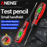 LinkMejor B19 Voltage Tester Pen Non Contact AC Voltage Detection 30-1000V Digital Display Multi Functional Insulated Handle Screwdriver Electrical Diagnostic Tool
