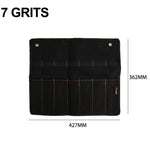 Chisel Carrying Case Canvas Pocket Tool Roll Holder Wrench Pouch Organizer For Knife Hammers Gouges Carpenter