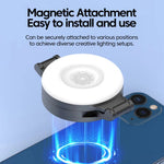Magsafes Magnetic Phone Light Double-sided Mirror Foldable Magnetic Selfie Light Adjustable Light Phone Stand Fill Light Bracket
