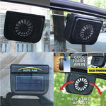 Solar Power Car Cooling Fan Radiator Car Window Auto Air Vent Cool Fan Cooler Solar Panel Energy Saving Ventilation System Radiator