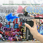 Portable Mini Airbrush with Compressor 23 psi 12V Rechargeable Wireless Airbrush for Nail Art Cake Decoration Facial Moisturizing and Model PaintingPremium Aircraft Aluminum Alloy