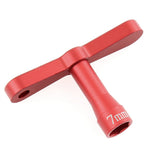 RC Car Aluminum Hex Socket Wrench 7mm Wheel Nut Driver M4 Vehicle Models Tire Removal Tool