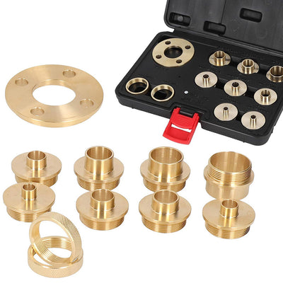 11 PCS Brass Router Template Bushing Guide Set Fit Any Router Sub-base of the Porter Electric cable style Precise Enduring and Easy to Store