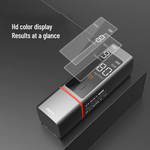 LinkMejor Portable Alcohol Tester Non-contact Breath Analyzer LCD Digital Display Rechargeable High-precision Alcohol Tester Tool