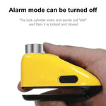 LinkMejor Type-C Charging Bicycle Disc Brake Lock 130dB Loud Alarm Anti-thief Protection Aluminum Alloy Waterproof Reminding Rope Lock for Bike Motorcycle