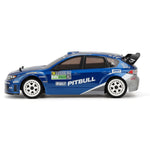 LinkMejor H9804SR Pitbull 1/10 2.4G 4WD 90km/h Brushless Rally RC Car Metal Chassis Hobbywing ESC Three Differentials Oil Shocks High-Speed On-Road Racer Electirc RV Vehicles Models Toys