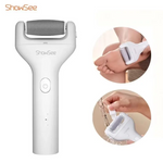 Showsee B1-W Electric Pedicure Device Foot Care Grinding Skin Hard Breakage Remover Foot File Grinder Dead Skin Callus Remover Pedicure Tools