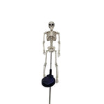 Elfeland Solar Skeleton Ground Stake Light LED Auto On/Off Sensor Waterproof Plug&Play Halloween Ambient Lamp for Outdoor Garden Yard Pathway Decoration