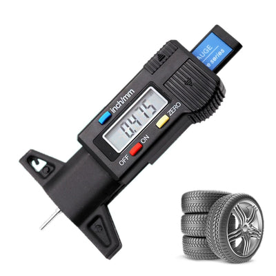 LinkMejor Digital Car Tyre Tire Tread Depth Gauge Meter Auto Tire Wear Detection Measuring Tool Caliper Thickness Gauges Monitoring System