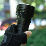 Haikelite HT50pro 4*G50 8000lm 1600m Thrower Flood LED Flashlight Type-C Rechargeable 3*21700 High Power Output Strong LED Torch