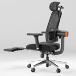 LinkMejor MagicH-BPro Ergonomic Chair with Footrest, Auto-Following Backrest Headrest, Adaptive Lower Back Support, Adjustable Armrest, 4 Positions to Lock