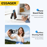 LinkMejor F08 Magnetic Mini Selfie Stick with bluetooth Remote 4-in-1 Portable Foldable Phone Stand 360° Rotation for iPhone Android Travel Vlog