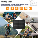 9W Portable Solar Panel Monocrystalline Silicon 6V Outdoor Charging Mobile Phone Tablet Power Bank USB-C USB-A Output