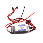 LinkMejor 20A High Current BEC Step-down Module SBEC UBEC External Power Supply Input 6-50V Supports 12S for RC Aircraft Helicopter