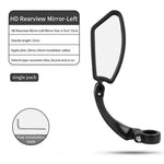 LinkMejor 1pcs MTB Reflection Mirror 360° Rotatable HD Rearview for 20-24mm Handlebar Diameter Bike Riding Accessories