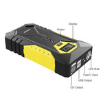 LinkMejor 26800mAh Jump Starter Power Bank 12V 800A Peak Current Car Emergency Startup Power Supply With LED Light