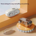 Electric Nail Clippers 2-in-1 USB Electric Automatic Polishing Nail Trimmer LED Light Baby Care 3-speed Electric Nail Trimmer