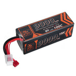 LinkMejor Power 15.2V 9000mAh 100C 4S LiPo Battery T Deans Plug for ZD Racing Pirates 3 RC Car