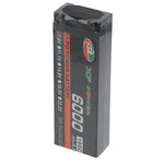 LinkMejor 7.4V 6000mAh 100C 2S LiPo Battery T Deans Plug for RC Drone
