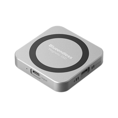 Blueendless Magnetic M.2 2230 2242 NVMe SSD Enclosure with Cooling Fan 100W PD Charging Type-C NVMe PCIE SSD Case