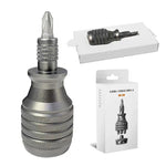 7-in-1 Aluminum Alloy Screwdriver Set Multi-functional Repair Tool Cross & Slotted Bits Combo