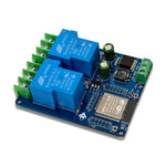 LC DC7-28/5V Power Supply WiFi bluetooth Dual Channel 30A Relay Development Board ESP32 Secondary Development
