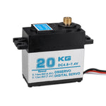 LinkMejor 20KG Digital Servo All Copper Teeth Aluminum Middle Shell Servos