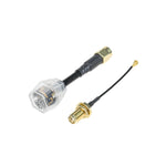 LinkMejor 5.8GHz Gold-Plated Circularly Polarized Omnidirectional FPV Antenna 2.0 to 3.0dBi SMA Female for 5 Inch FPV Drone VTX Transmitter