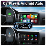 7" 1DIN Car Radio MP5 Player Wireless CarPlay Android Auto Bluetooth 5.0 Mirror Link FM AUX USB Reversing Camera Steering Wheel Control