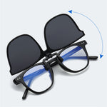 Polarized Clip-On HD Sunglasses Men Women UV400 Protection Car Driver Myopia Clip-On Sun Glasses for Outdoor Travel Fishing