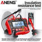 LinkMejor MH16 Digital Multimeter Insulation Tester 500V/1000V/2500V High Voltage Resistance Meter AC/DC Voltage Ohm Tester