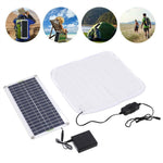 12V 50W Solar Panel with Electric Heating Blanket Waterproof DC Interface Monocrystalline Silicon Energy Storage for Outdoor Camping