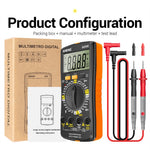 LinkMejor SZ08 Ultra-thin Split LCD Digital Multimeter Tester with  Stowable Test Pen AC/DC 220V Professional Multimetro Auto Voltmeter Resistance Tester Tool