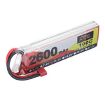 LinkMejor Power 11.1V 2600mAh 100C 3S LiPo Battery T Plug for RC Car
