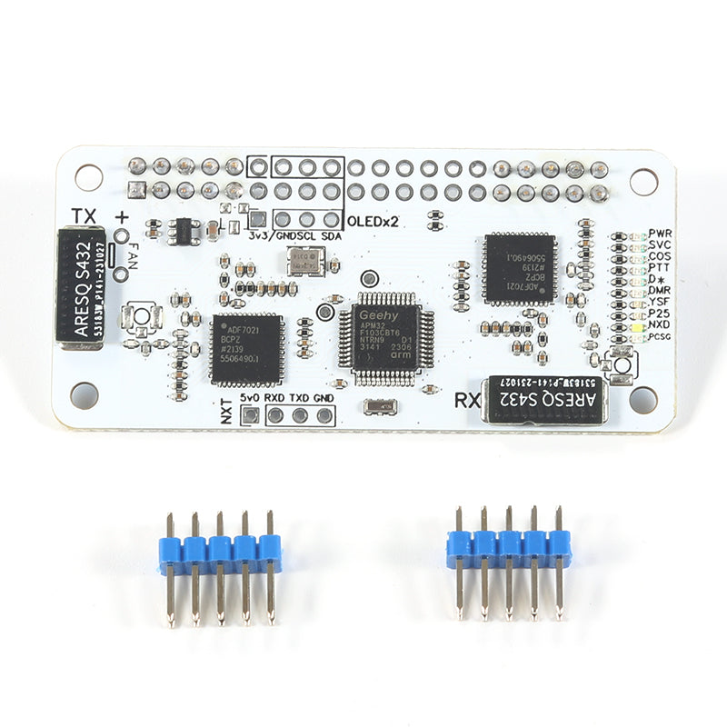 Duplex MMDVM Hotspot Board UHF VHF Buil-in Antenna Support P25 DMR YSF for Raspberry Pi Zero W 0W 2W 3B+ 4B 4B+
