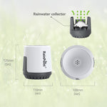 LinkMejor Wireless Digital Rain Gauge Outdoor with App Control Smart Rain Sensor with Accurate Rain Gauge Monitoring