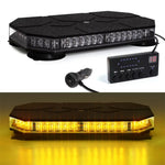 Diamond-shaped Car Roof Warning Light 42 LED Roof Top Strobe With Controller For Truck Ambulance Snow Plow Magnetic Mount Emergency Safety Lights