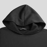 LinkMejor Autumn Winter New Men's Loose Black Coats Stylish Irregular Hooded Cloak FashionLong Sleeve Trench Outwear Jackets S-5XL