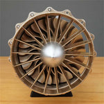 LinkMejor 1/10 WS-15 Turbofan Frighter Engine Model DIY Assembly Kit Excellent STEAM Education Science Discovery Toys Kids Children Gifts