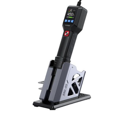 LinkMejor SAG-55 Hot Air Gun 550W Adjustable PID Temperature Control 100°C-450°C 20-Level Airflow Brushless Fan SMD Rework Handheld Heat Tool