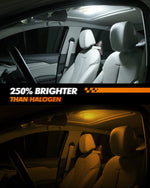 LinkMejor J1 7440 12V 8.5W 1000LM 3030SMD 6500K White LED License Plate Car Reverse Light Plug And Play