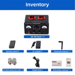 SA-90/SA-1000 Bluetooth Tube Amplifier 80W×2 Dual GE5654 Preamp NE5532 Audio HiFi Headphone Amplifier Optical Coaxial RCA U Disk MP3 WAV FLAC Adjustable Bass Treble Low Distortion