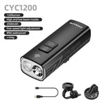 LinkMejor BR 1200 Lumens Bike Headlight 2500mAh IPX6 Waterproof Type-C Charging Front Lights for Outdoor Road Cycling Safety