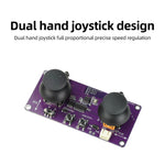 8-Channel 2.4GHz Wireless Remote Control Module Kit with Dual-Thumbstick Design for DIY Remote Control Cars And Boats